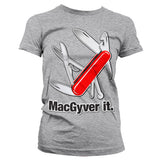 Billede af MacGyver, MacGyver: It T-Shirt (Kvinder)