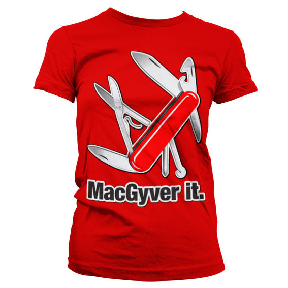 Billede af MacGyver, MacGyver: It T-Shirt (Kvinder)