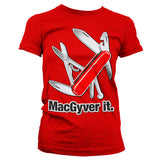 Billede af MacGyver, MacGyver: It T-Shirt (Kvinder)