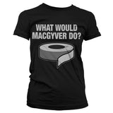 Billede af MacGyver, MacGyver: What Would MacGyver Do T-Shirt (Kvinder)