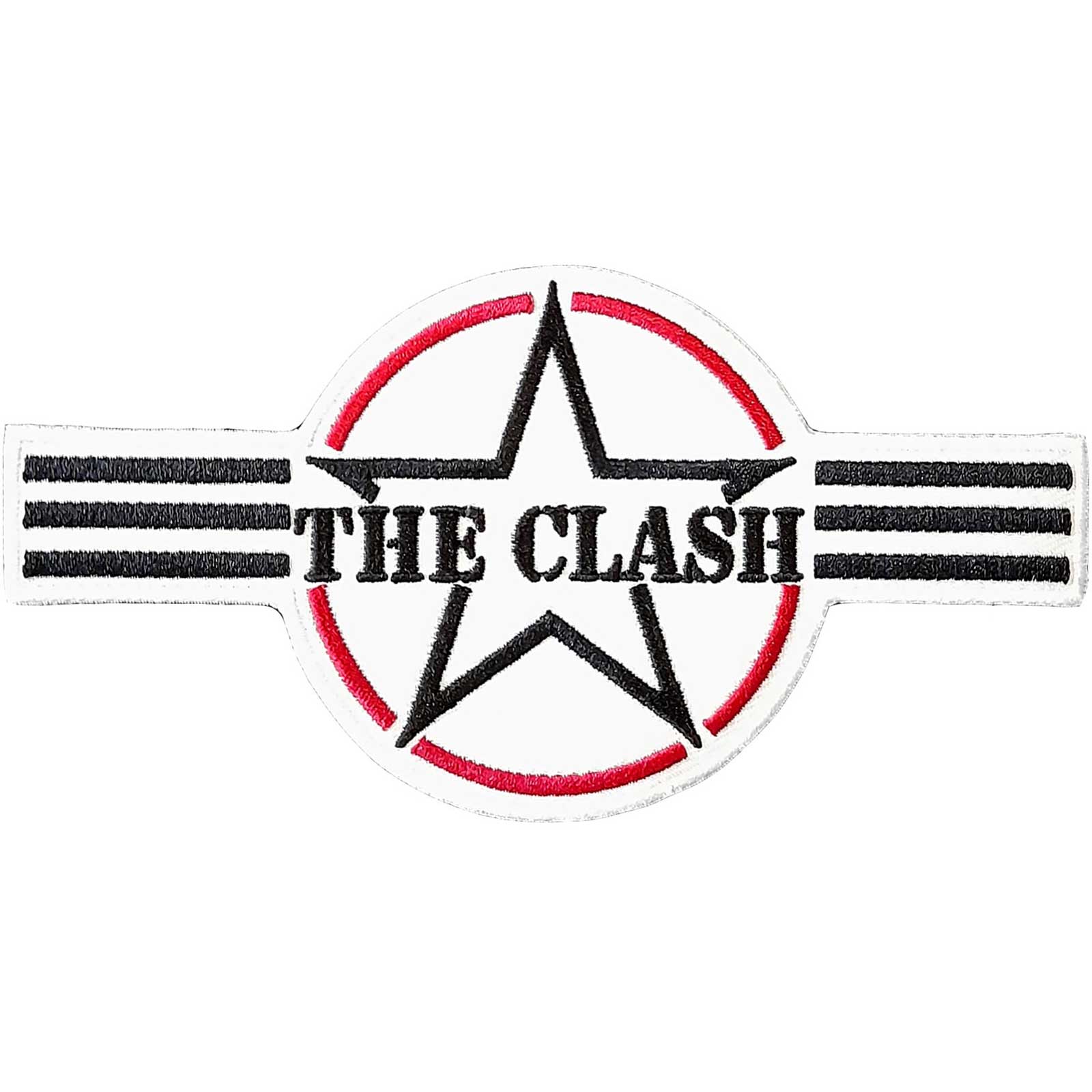The Clash: Army Stripes Standard Patch (Iron On)