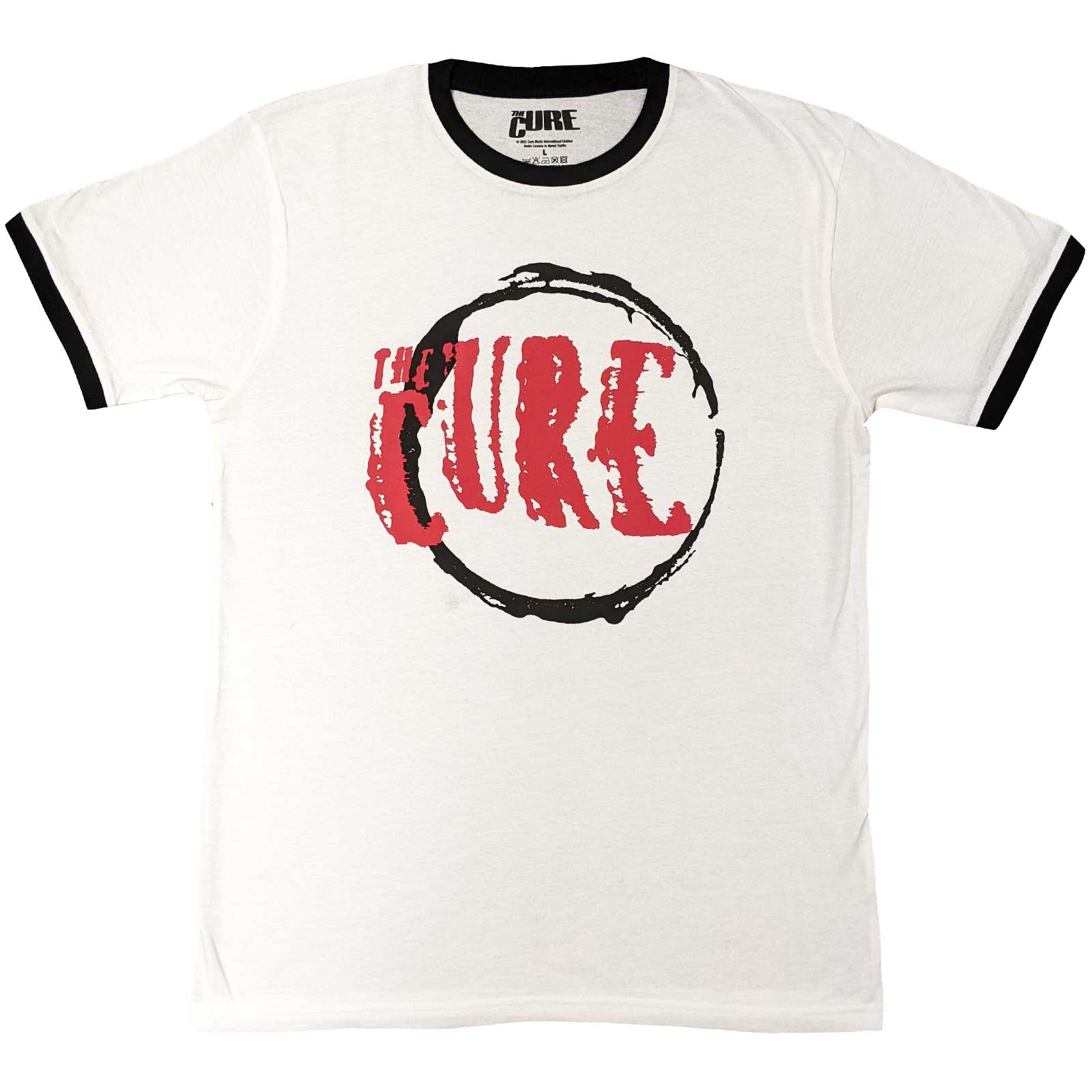 The Cure: Circle Logo Ringer T-Shirt