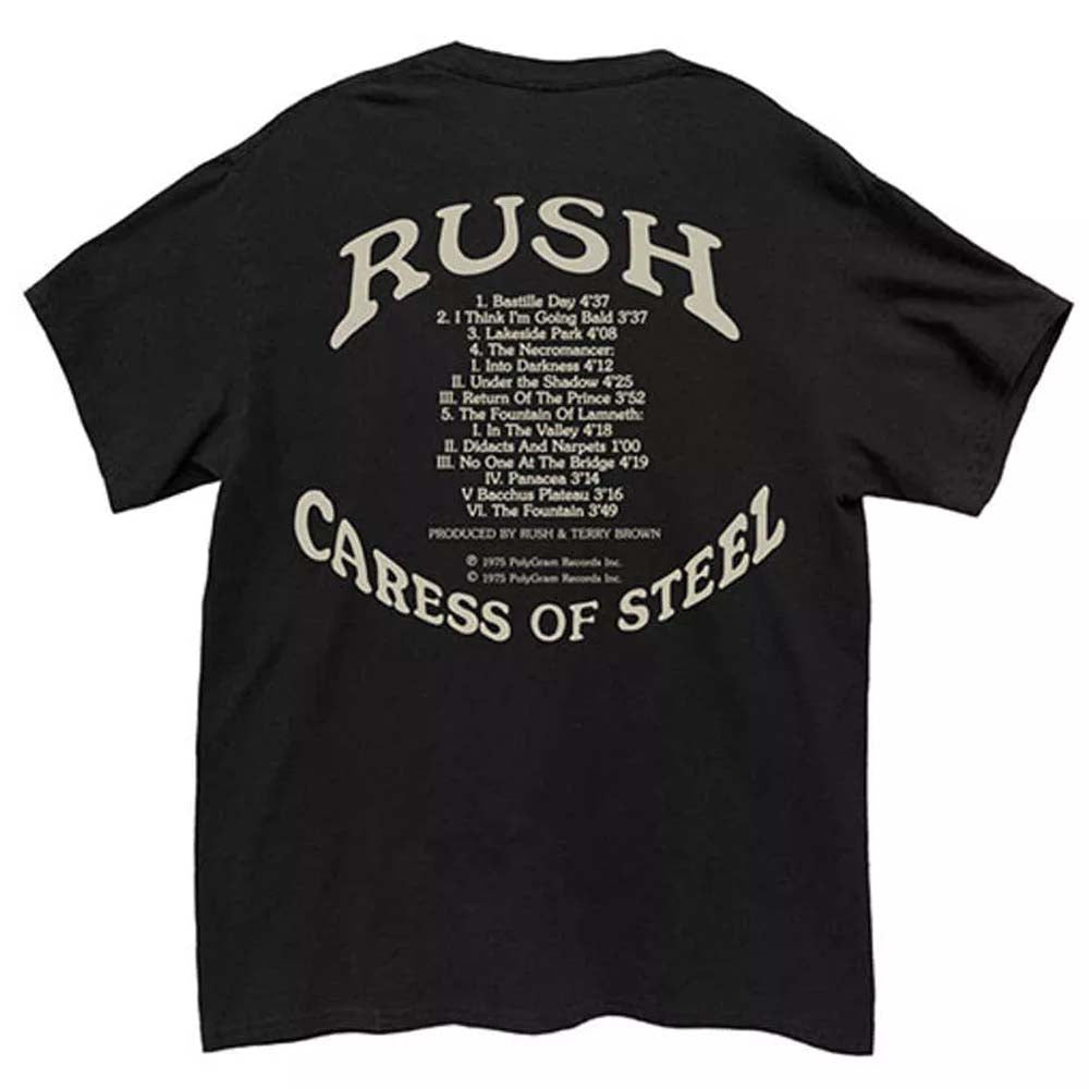 Billede af Rush Caress of Steel T-shirt back