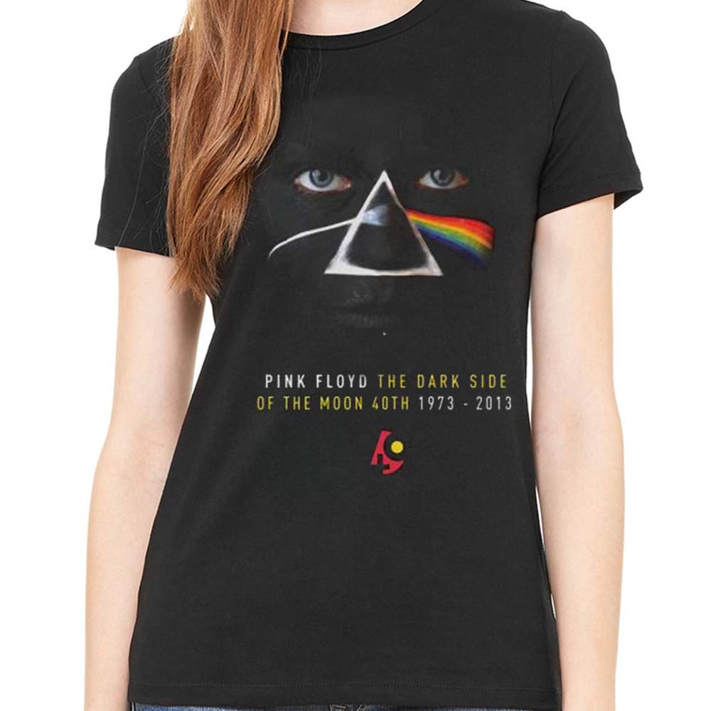 Billede af Pink Floyd Dark Side of the Moon T-shirt til kvinder