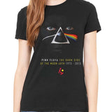 Billede af Pink Floyd Dark Side of the Moon T-shirt til kvinder
