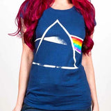 Billede af Pink Floyd Dark Side of the Moon T-shirt til kvinder 