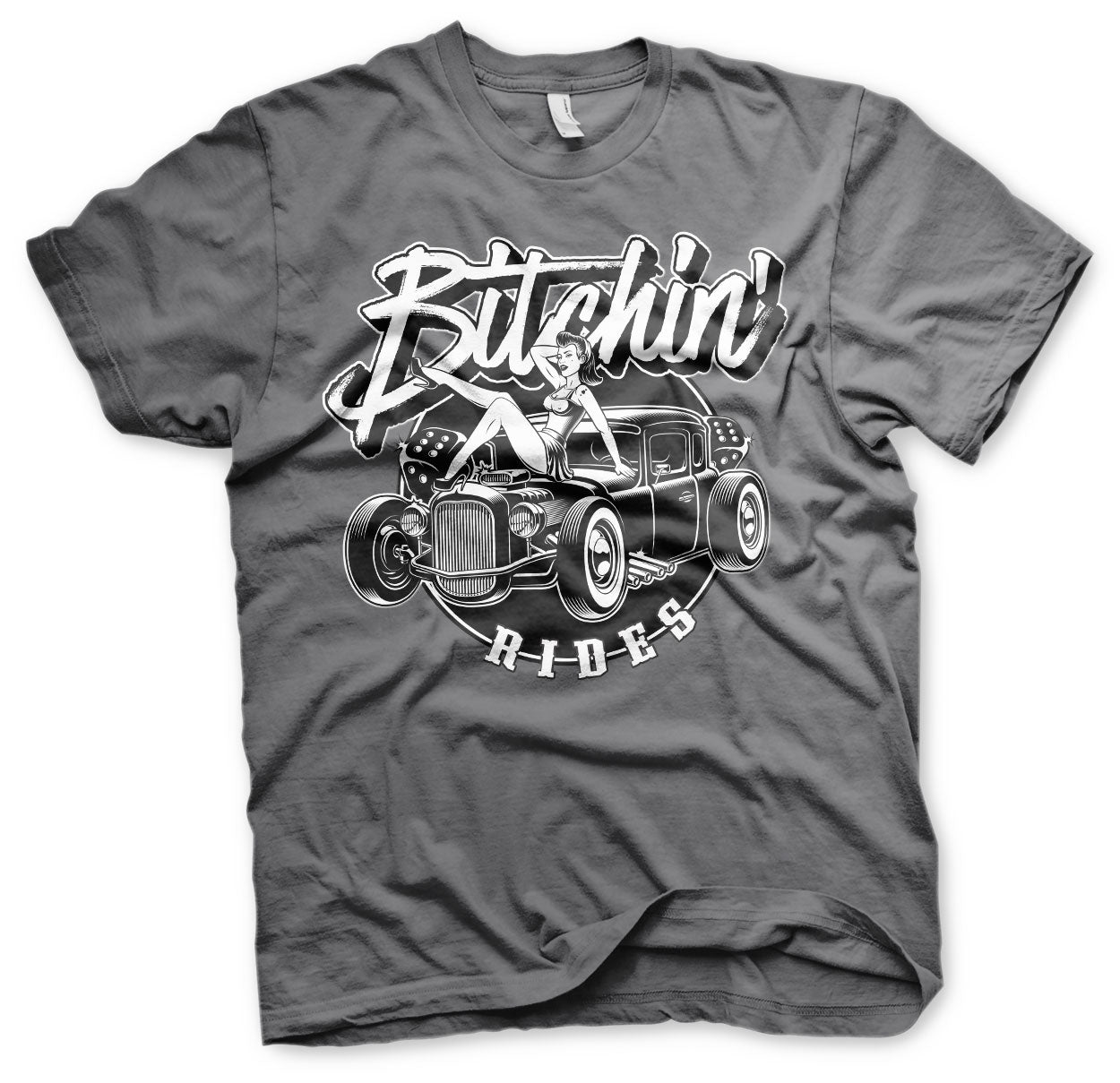 Billede af Bitchin' Rides, Bitchin' Rides: Hot Rod Hot Girls T-Shirt