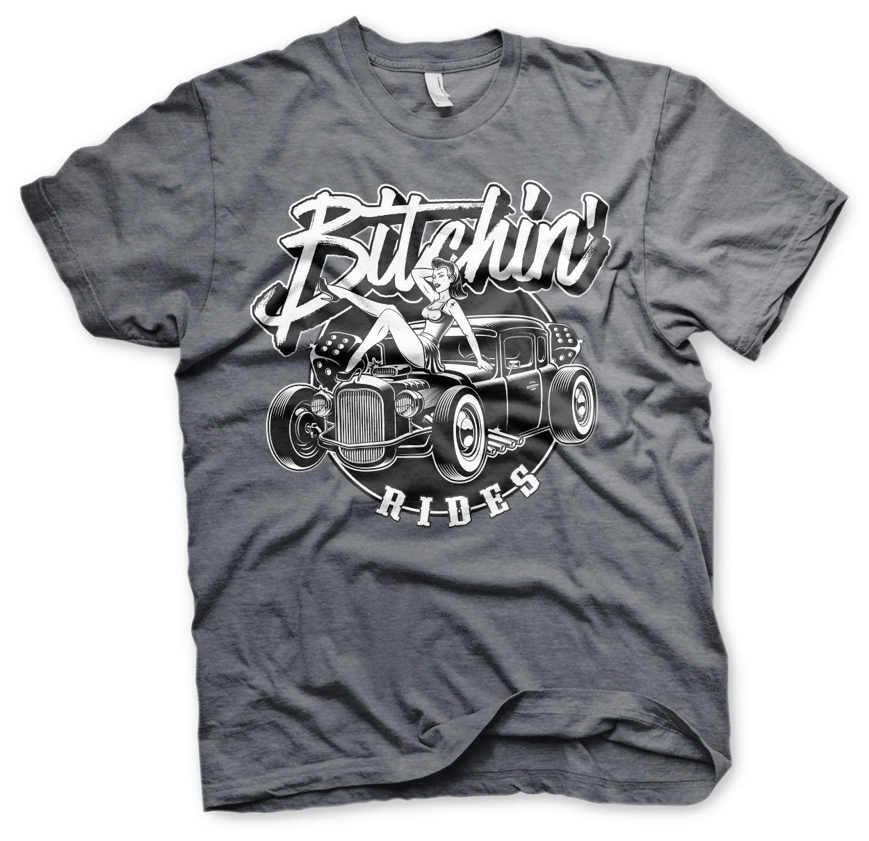 Billede af Bitchin' Rides, Bitchin' Rides: Hot Rod Hot Girls T-Shirt