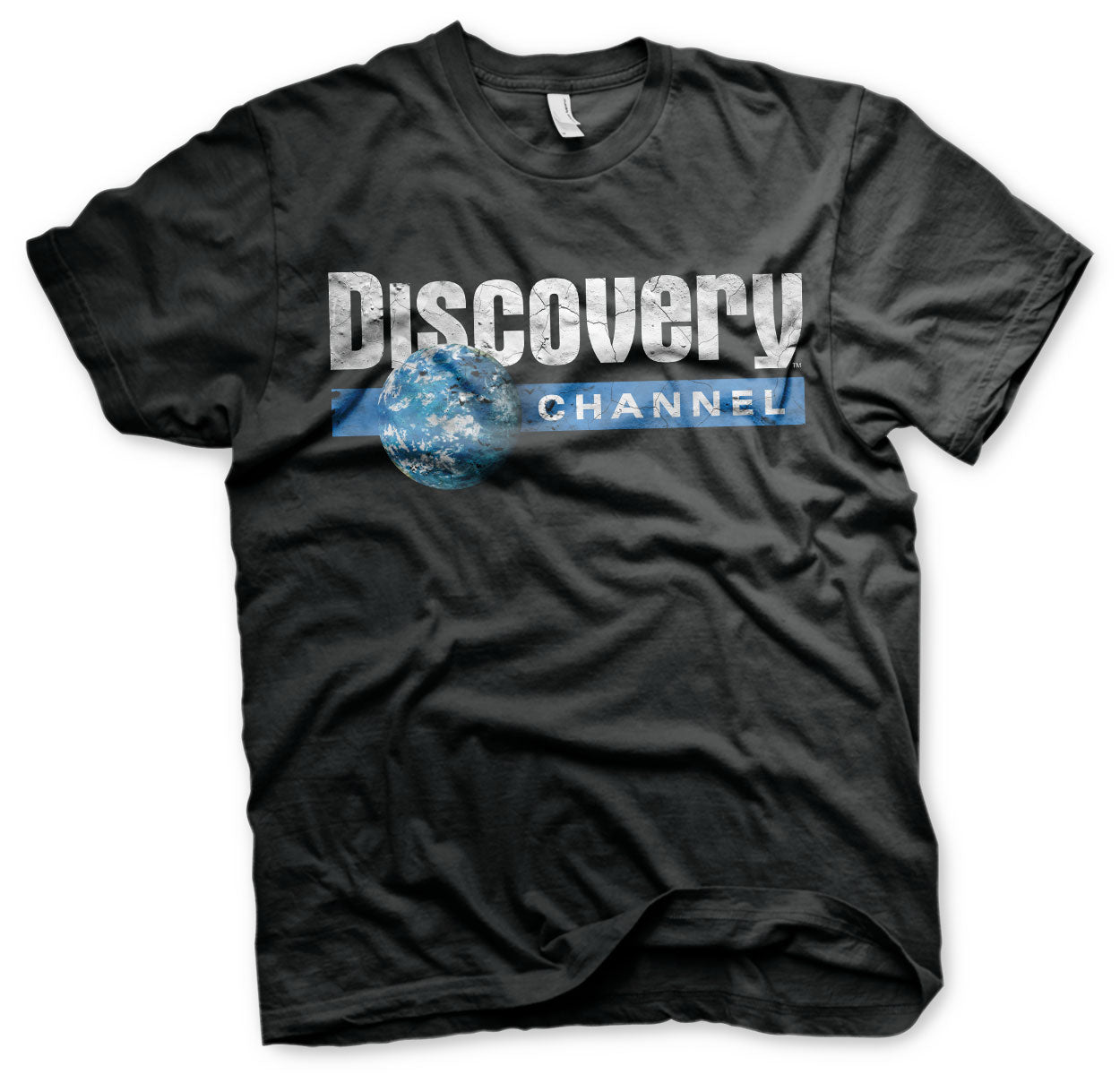 Billede af Discovery Channel, Discovery Channel: Discovery Cracked Globe Logo T-Shirt