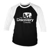 Billede af Discovery Channel, Discovery Channel: Distressed Logo Raglan 3/4 Sleeve T-Shirt