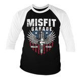 Billede af Misfit Garage, Misfit Garage: American Piston 3/4-ærmet Raglan T-Shirt