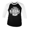Billede af Moonshiners, Moonshiners: Ain't Nothing Illegal 3/4-ærmet Raglan T-Shirt