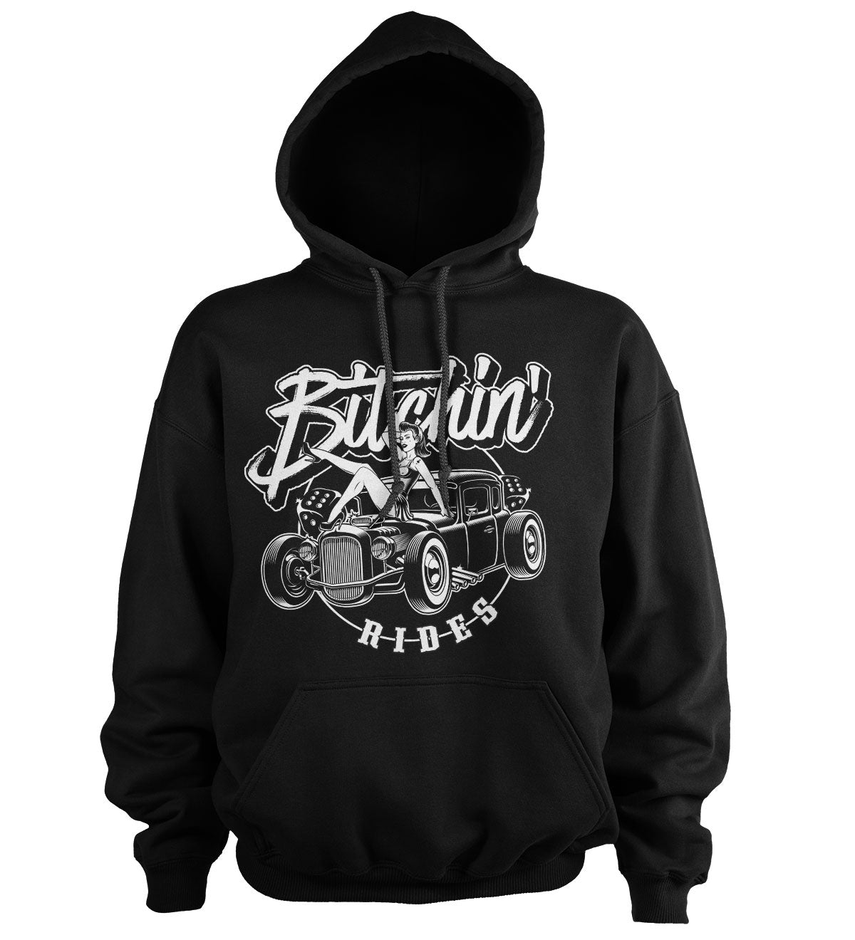 Billede af Bitchin' Rides, Bitchin' Rides: Hot Rod Hot Girls Hoodie