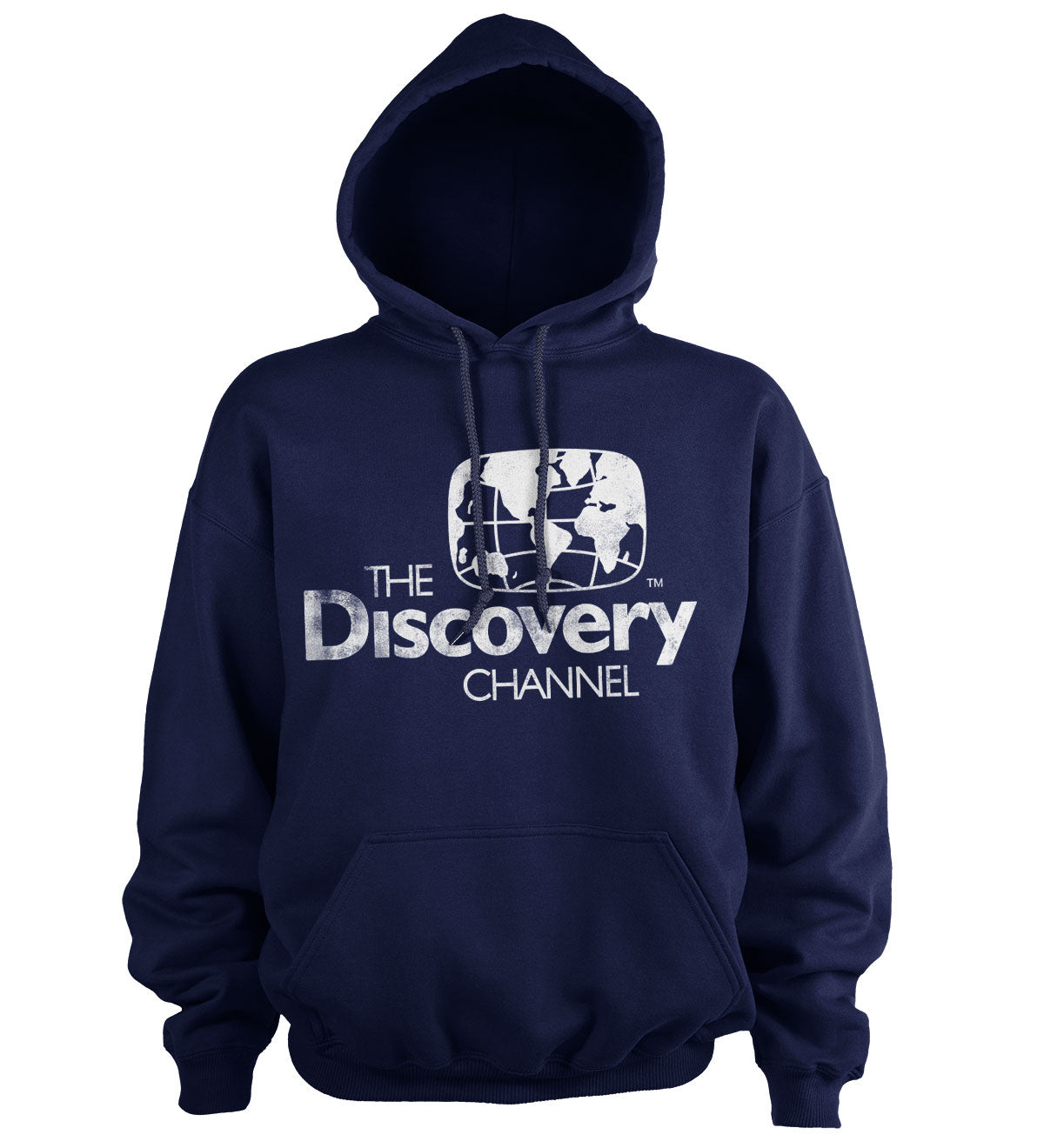 Billede af Discovery Channel, Discovery Channel: Distressed Logo Hoodie
