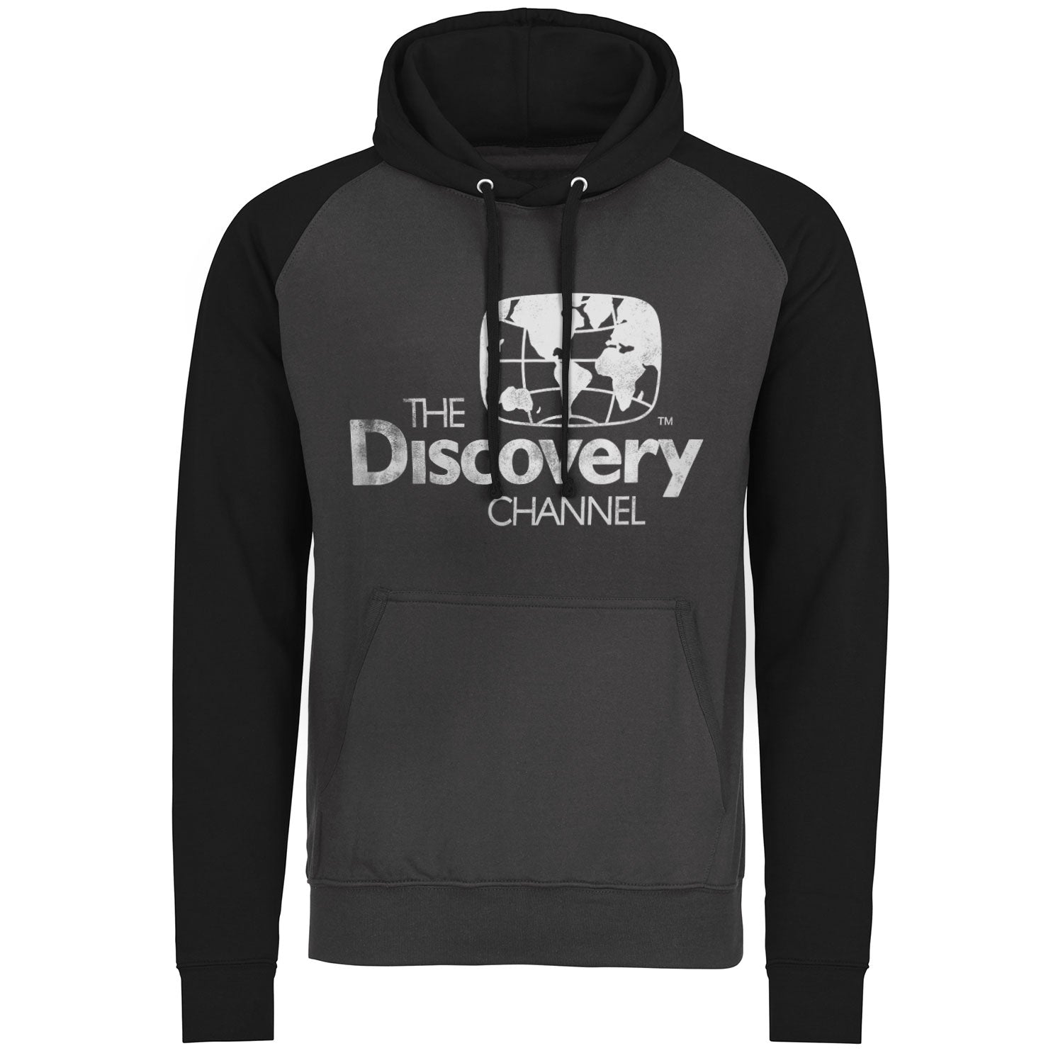 Billede af Discovery Channel, Discovery Channel: Distressed Logo Raglan Hoodie