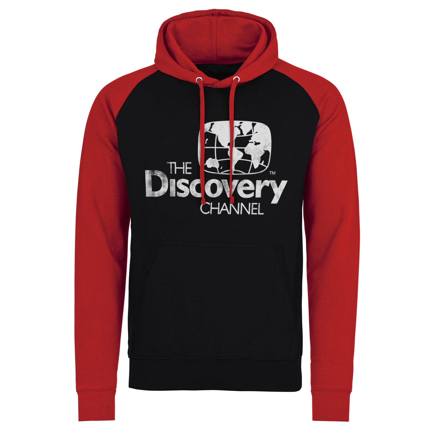 Billede af Discovery Channel, Discovery Channel: Distressed Logo Raglan Hoodie