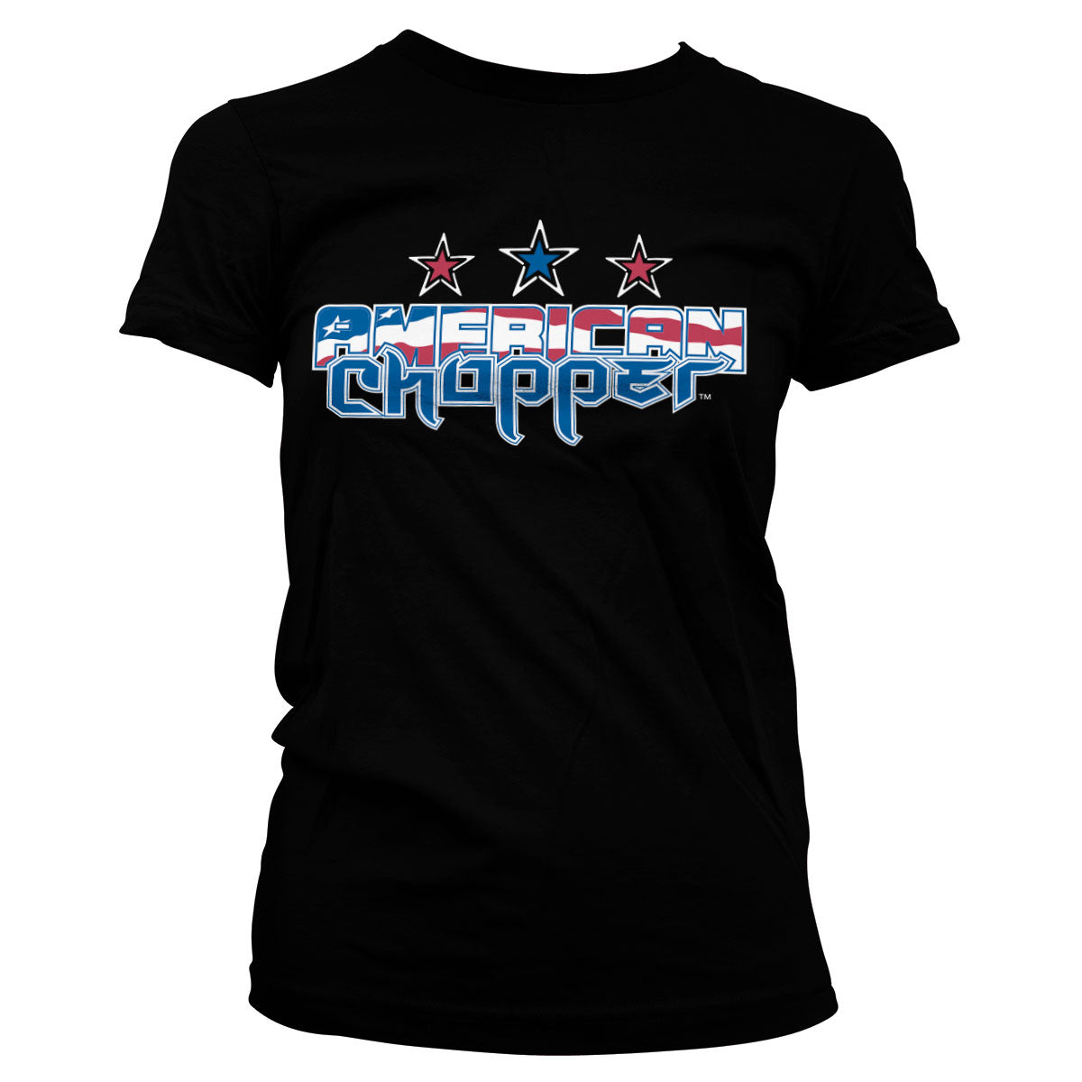 Billede af American Chopper, American Chopper: Flag Logo T-Shirt (Kvinder)