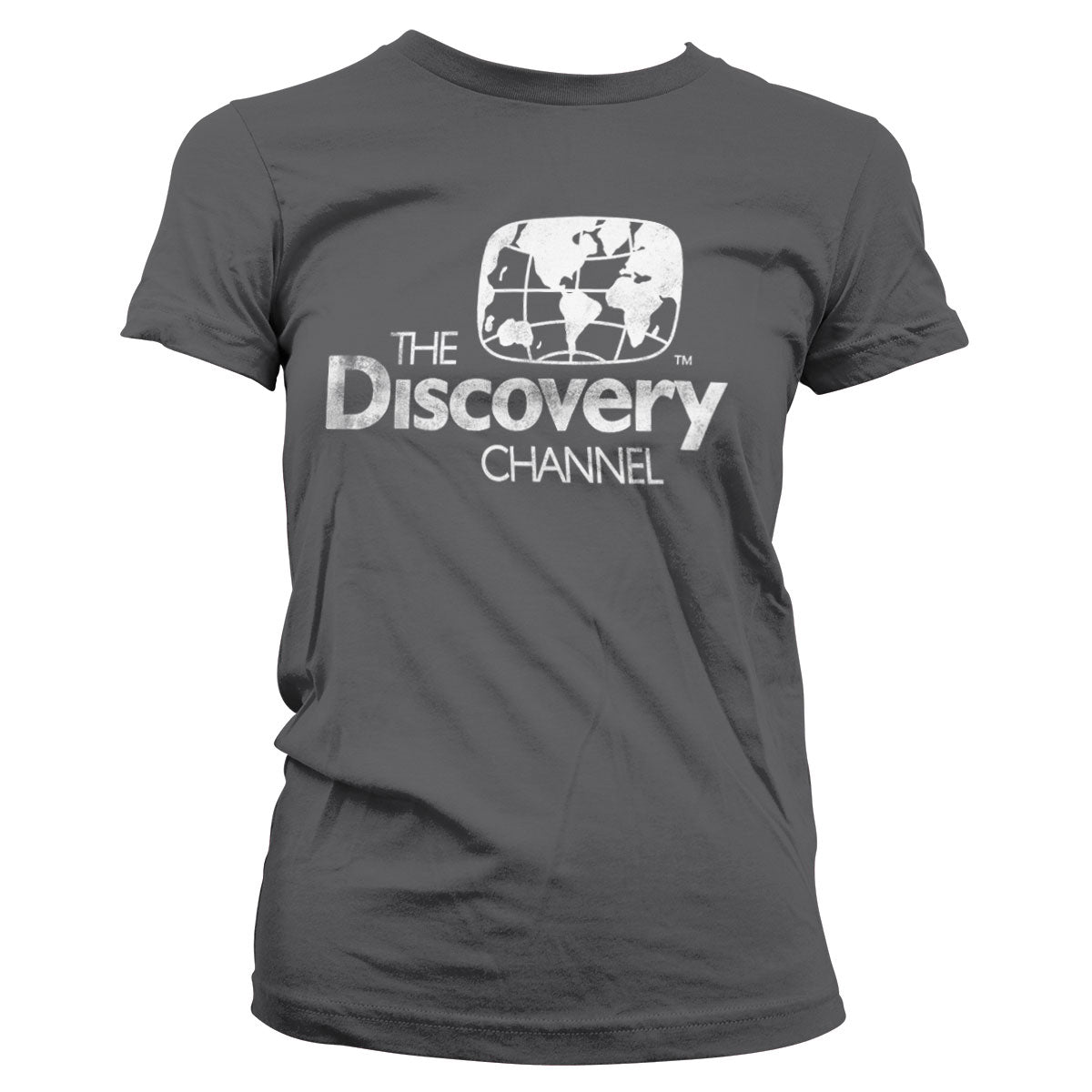 Billede af Discovery Channel, Discovery Channel: Distressed Logo T-Shirt (Kvinder)