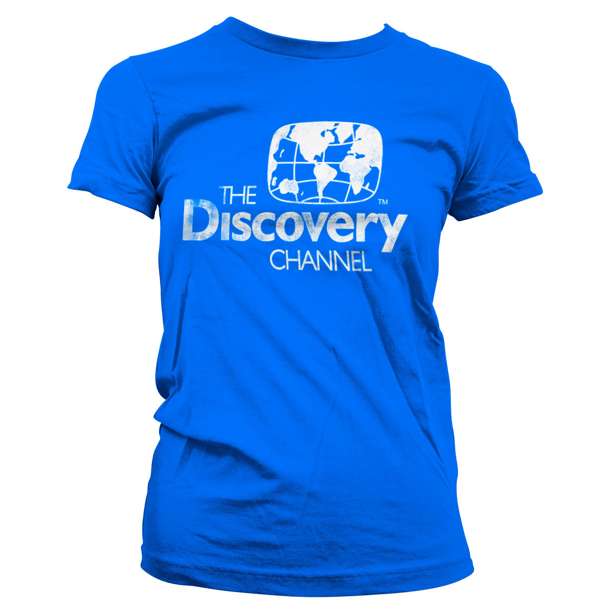 Billede af Discovery Channel, Discovery Channel: Distressed Logo T-Shirt (Kvinder)