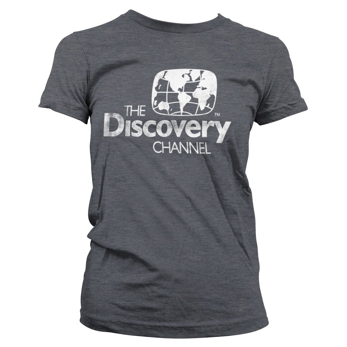Billede af Discovery Channel, Discovery Channel: Distressed Logo T-Shirt (Kvinder)