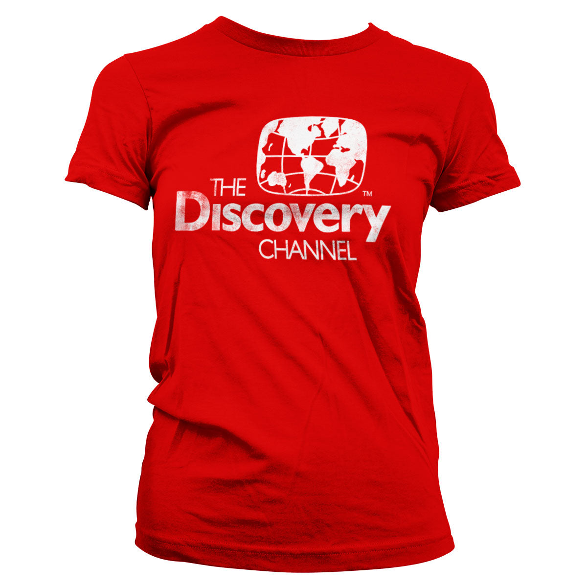 Billede af Discovery Channel, Discovery Channel: Distressed Logo T-Shirt (Kvinder)