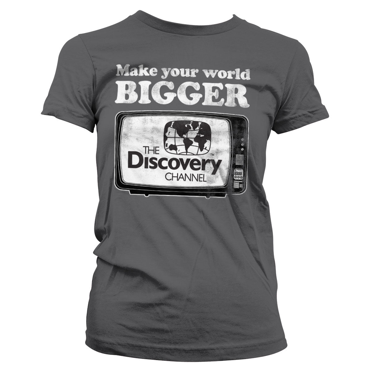 Billede af Discovery Channel, Discovery Channel: Make Your World Bigger T-Shirt (Kvinder)