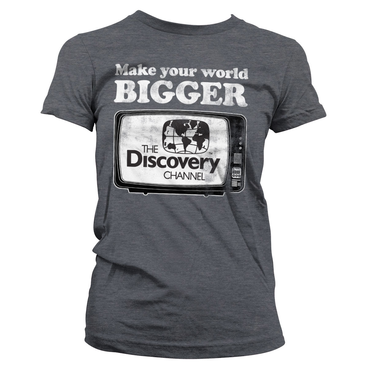 Billede af Discovery Channel, Discovery Channel: Make Your World Bigger T-Shirt (Kvinder)