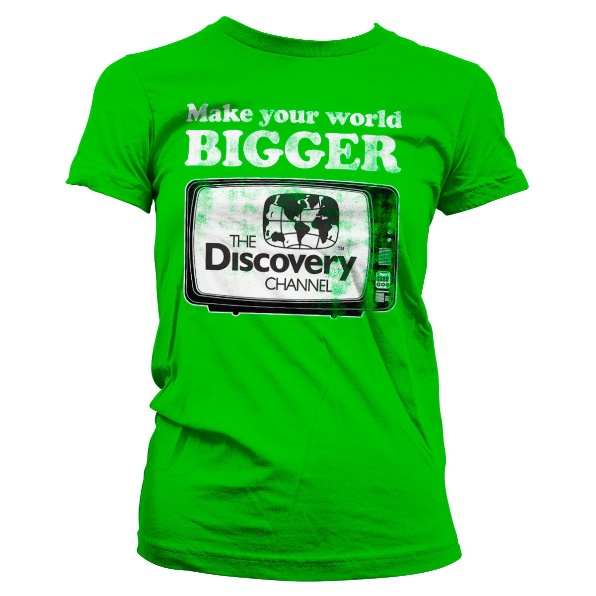 Billede af Discovery Channel, Discovery Channel: Make Your World Bigger T-Shirt (Kvinder)