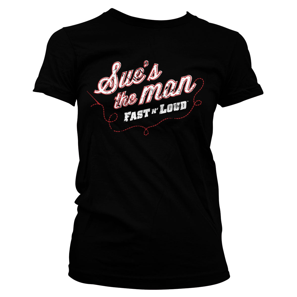 Billede af Fast N' Loud, Fast N' Loud: Sue's The Man T-Shirt (Kvinder)