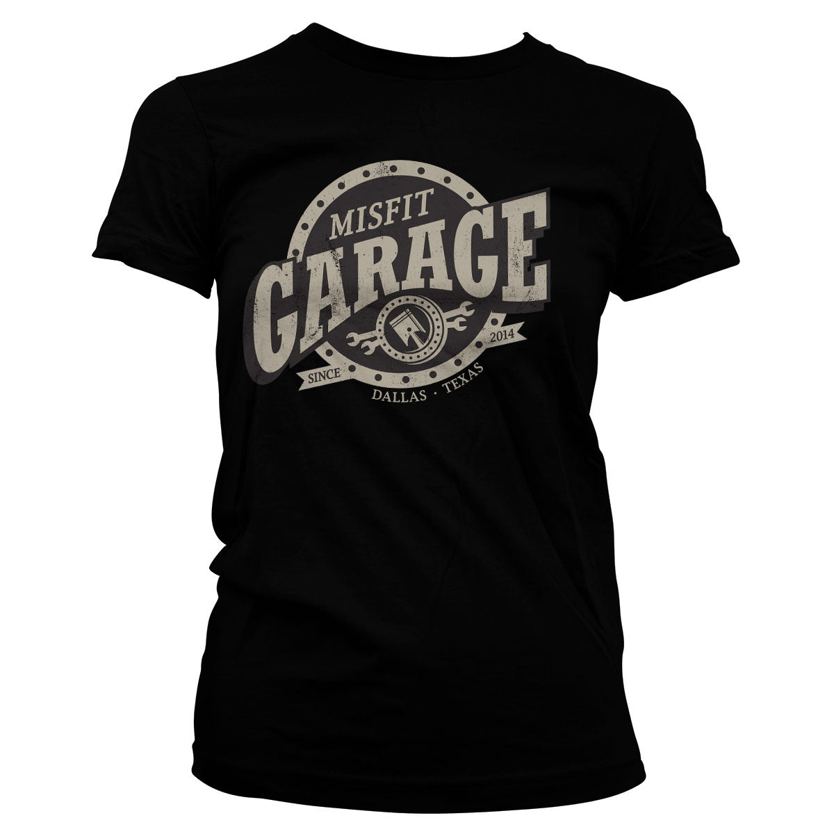 Billede af Misfit Garage, Misfit Garage: Piston Sign T-Shirt (Kvinder)