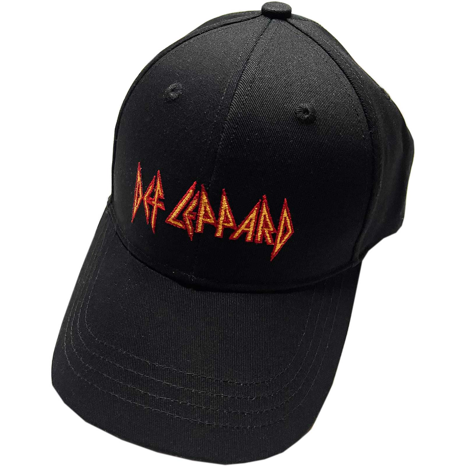 Def Leppard: Text Logo Baseball Cap (Embroidered)