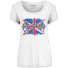 Billede af Def Leppard Union Jack T-shirt til kvinder
