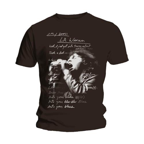 Billede af The Doors LA Woman Lyrics T-shirt