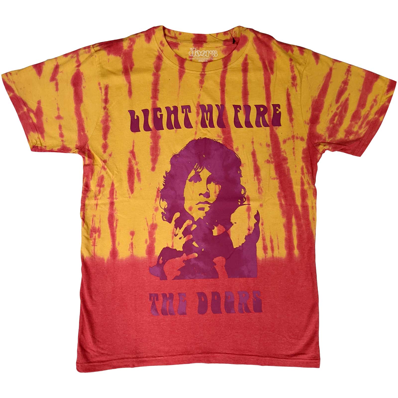 The Doors: Light My Fire T-Shirt (Dip Dye)