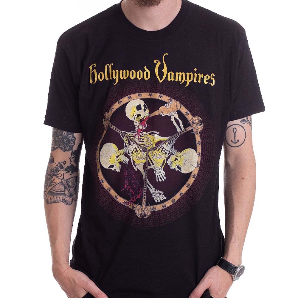 Billede af Hollywood Vampires Drink, Fight, Puke T-shirt