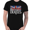 Billede af The Beatles Drop T Logo & Vintage Flag T-shirt