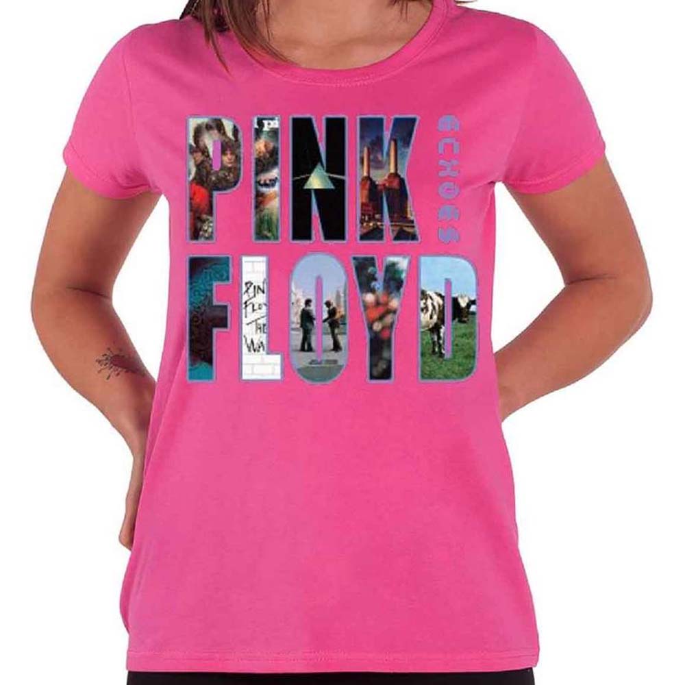 Billede af Pink Floyd Echoes Album Montage T-shirt til kvinder