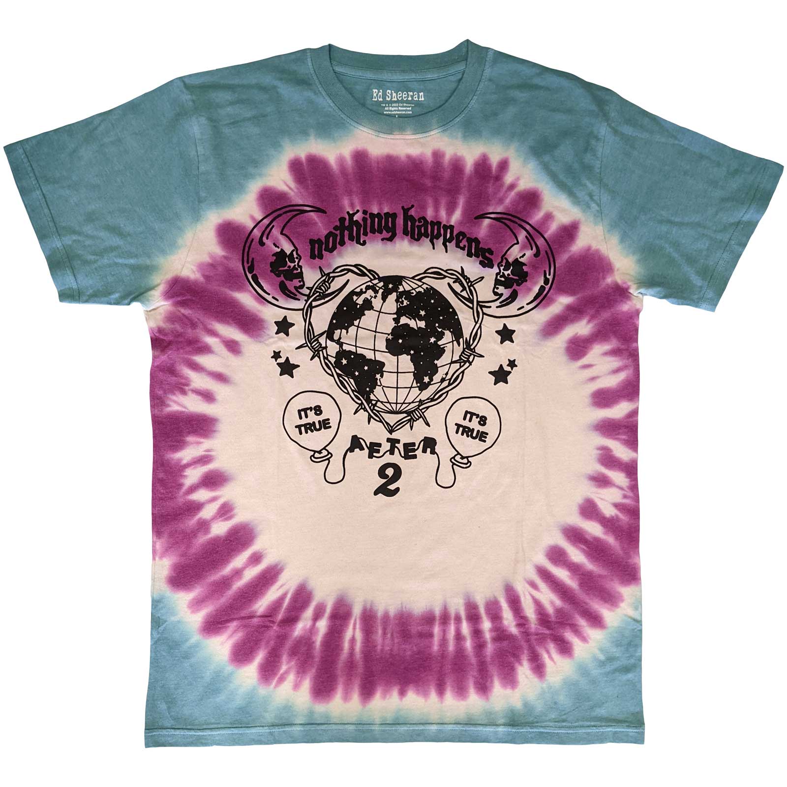 Ed Sheeran: Nothing Happens T-Shirt (Dye Wash)