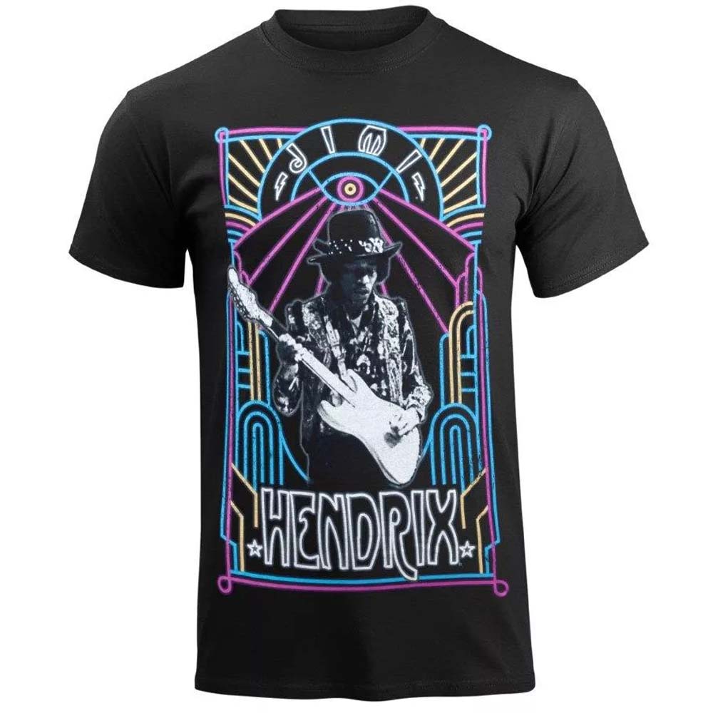 Billede af Jimi Hendrix Electric Ladyland Neon T-shirt