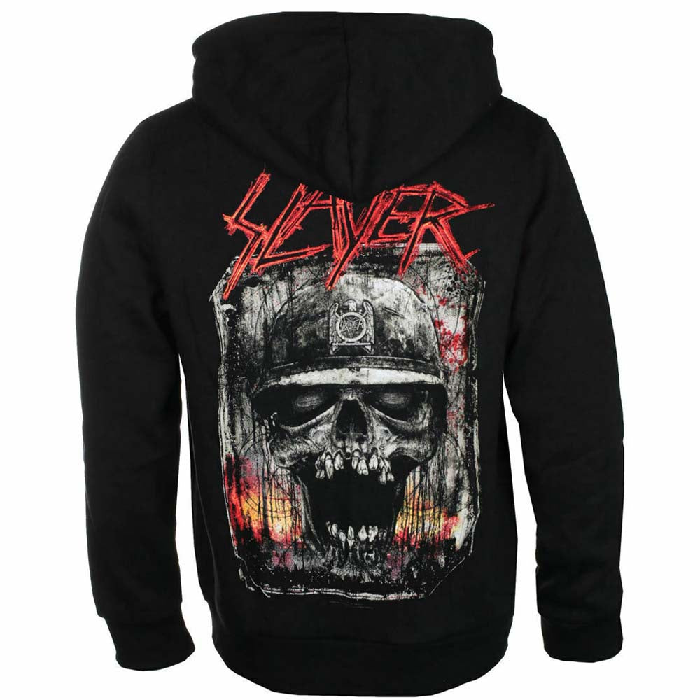Billede af Slayer Etched Skull Hoodie back