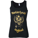 Billede af Motörhead England Gold T-shirt til kvinder