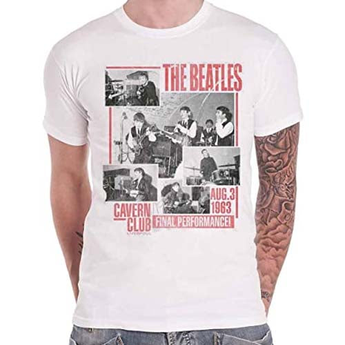 Billede af The Beatles Final Performance T-shirt hvid