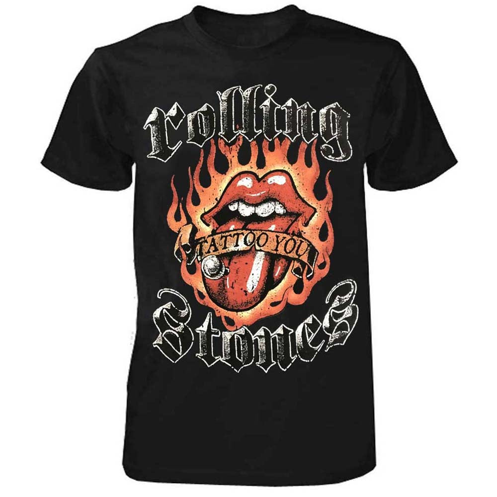 Billede af The Rolling Stones Flaming Tattoo Tongue T-shirt