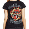 Billede af The Rolling Stones Flaming Tattoo Tongue T-shirt til kvinder