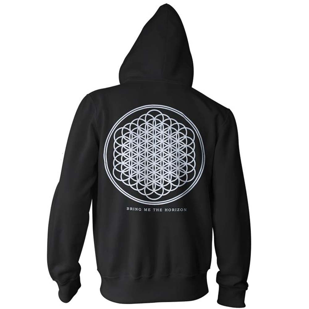 Billede af Bring Me The Horizon Flower of Life Hoodie til kvinder back