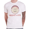 Billede af The Beatles Flowers Logo & Drum T-shirt
