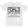 Foals: Life Is Yours Song List T-Shirt