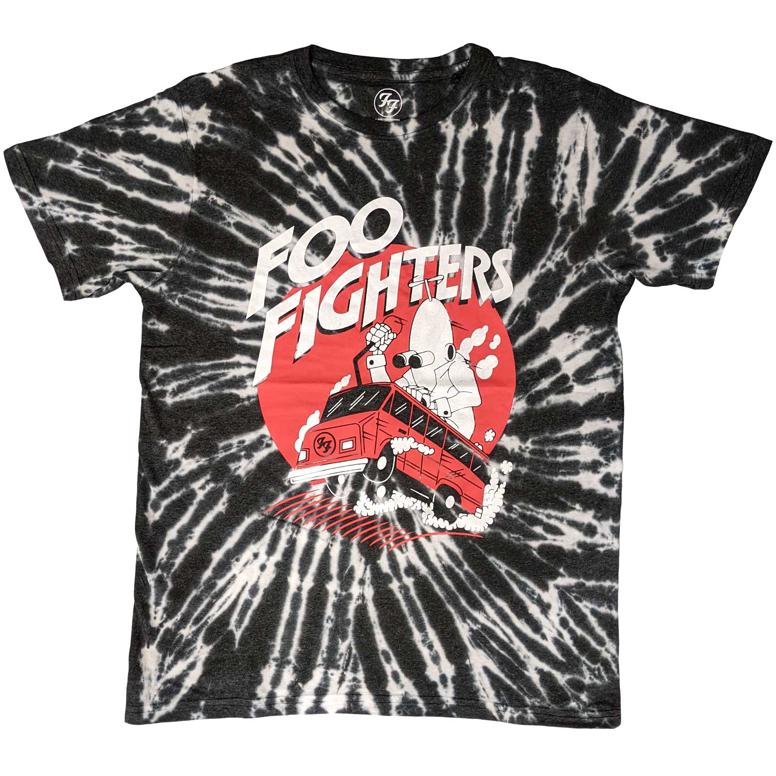 Foo Fighters: Speeding Bus T-Shirt (Dip Dye)