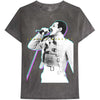 Freddie Mercury: Glow T-Shirt (Dye-Wash)