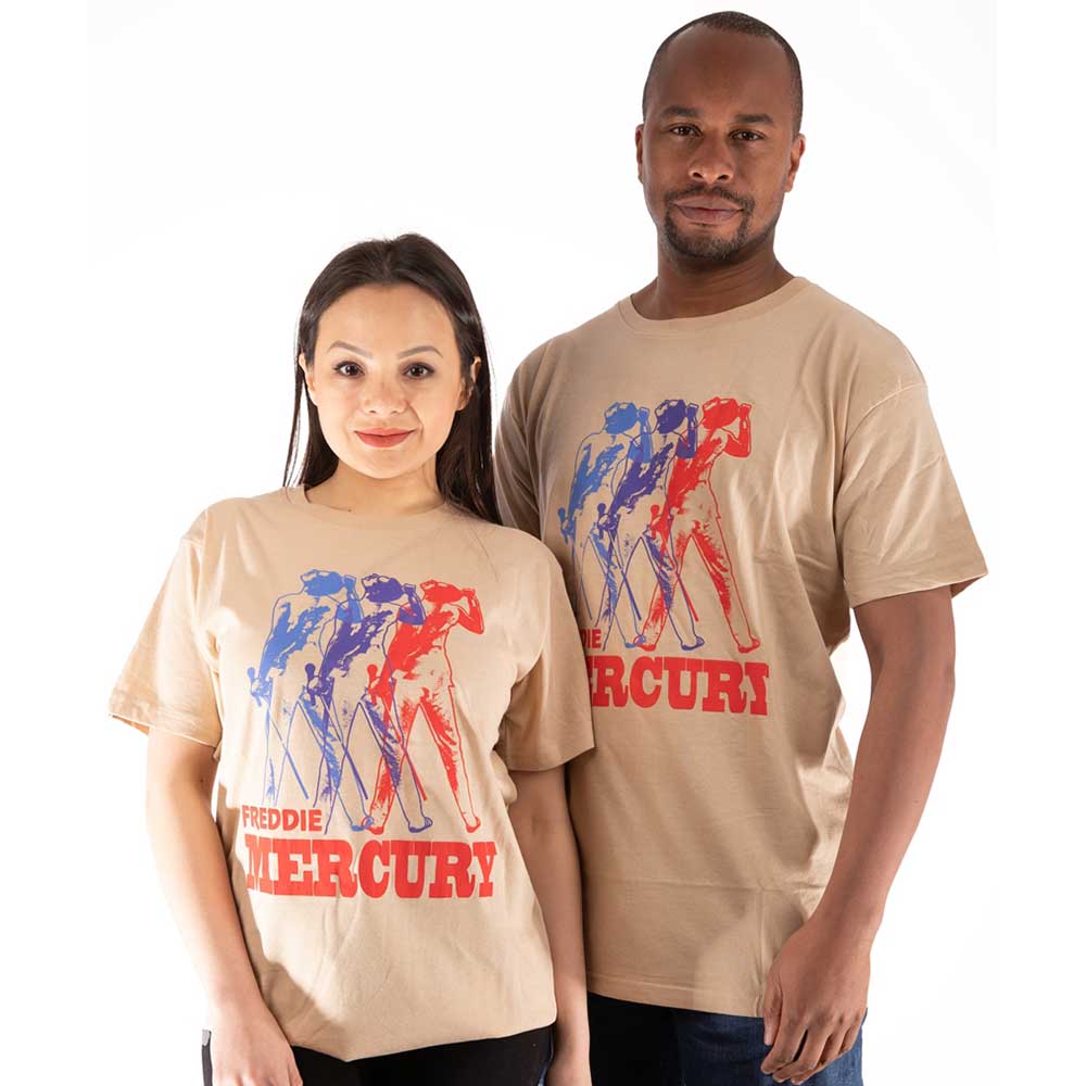 Freddie Mercury: Multicolour Photo T-Shirt
